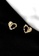 ZITIQUE silver Women's French Style Diamond Embedded Heart Earrings - Silver 85C63ACF3BFF57GS_2