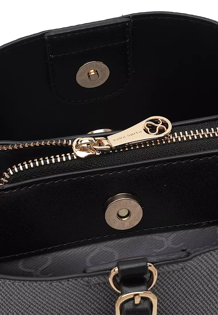 Women's Top Handle Bag / Sling Bag / Crossbody Bag / Shoulder Bag (Tas Tangan Wanita / Tas Selempang Wanita / Tas Bahu Wanita) - Hitam