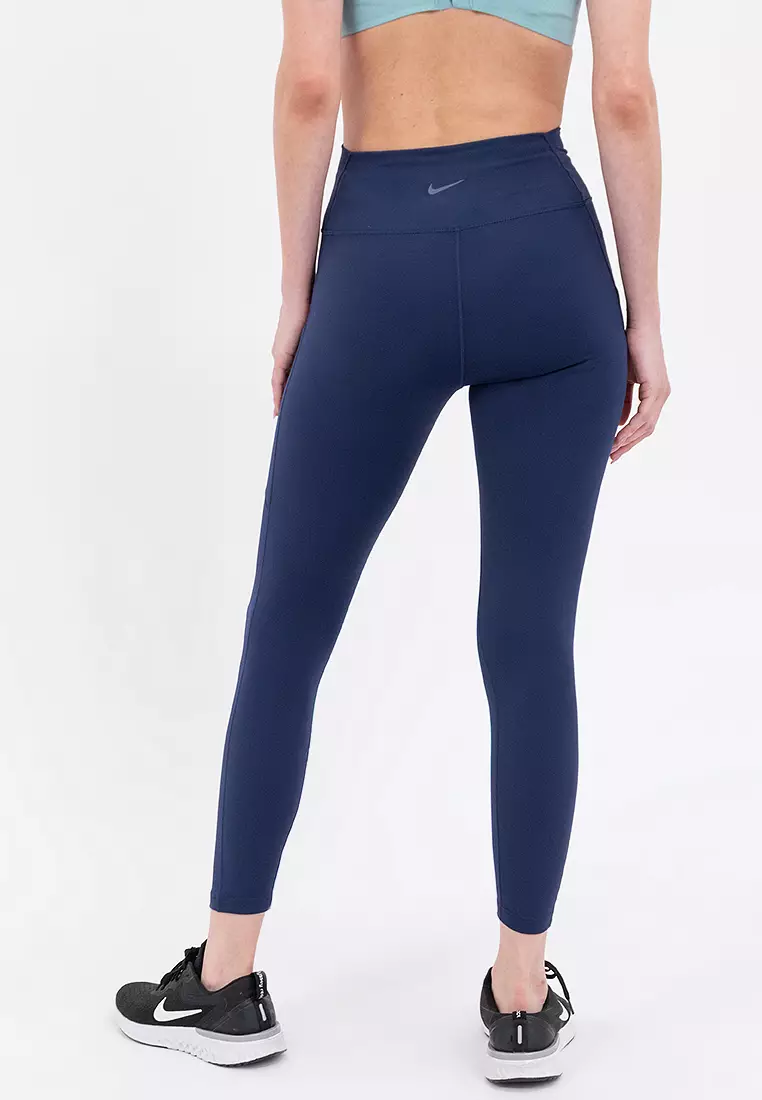 One Women's High-Waisted 7/8 Leggings with Pockets