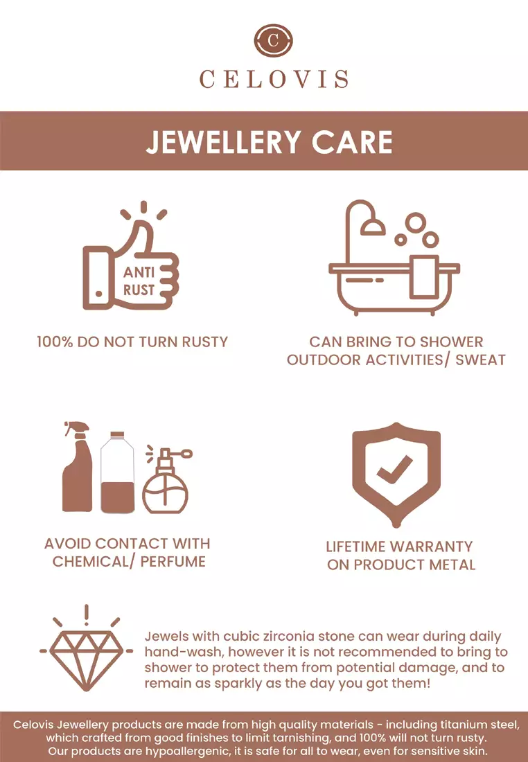 Athena Classic Interlocking Necklace + Bracelet + Earrings Jewellery Set in Rose Gold