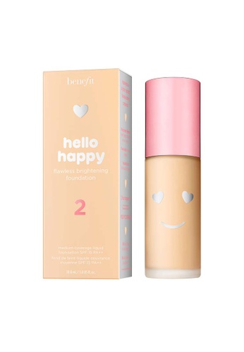 Buy Benefit Hello Happy Flawless Brightening Foundation Shade 02 2021 Online Zalora Singapore