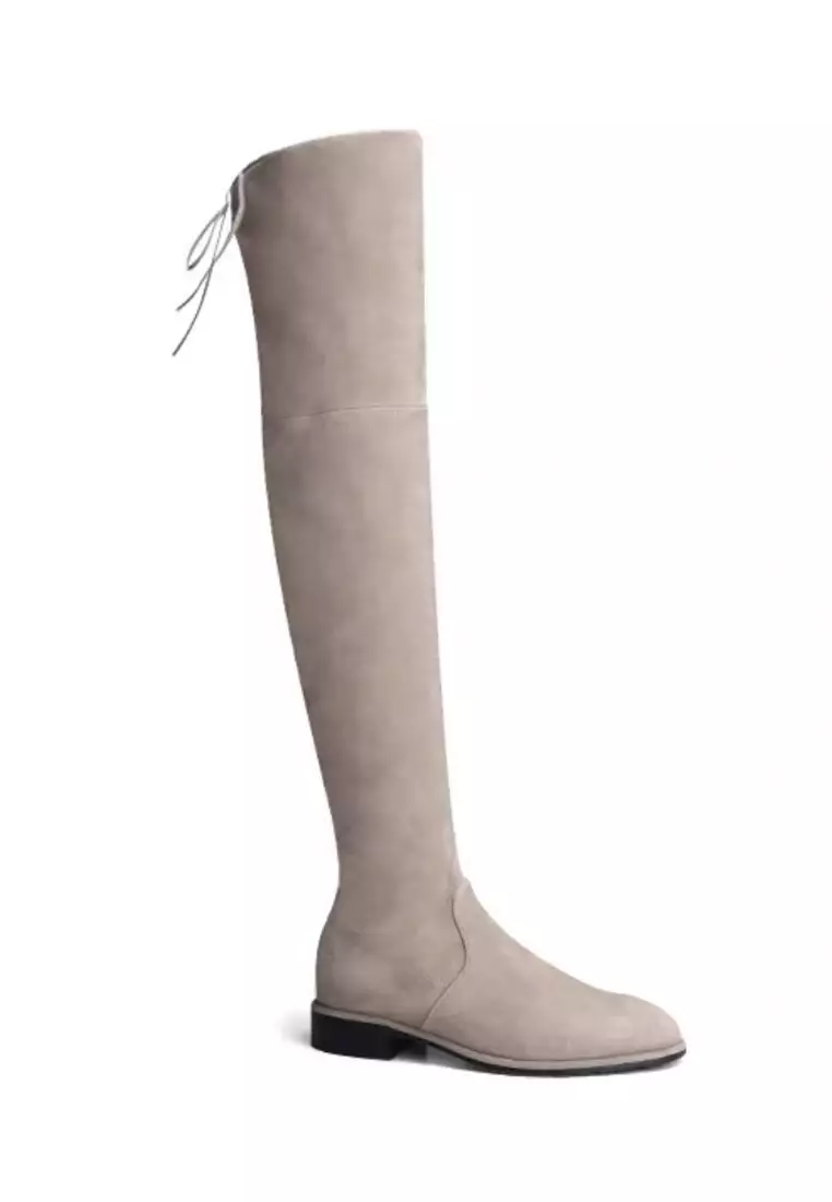 2.5CM Supper Skinny Elastic Suede Fabric Over Knee Boots XW5050-2