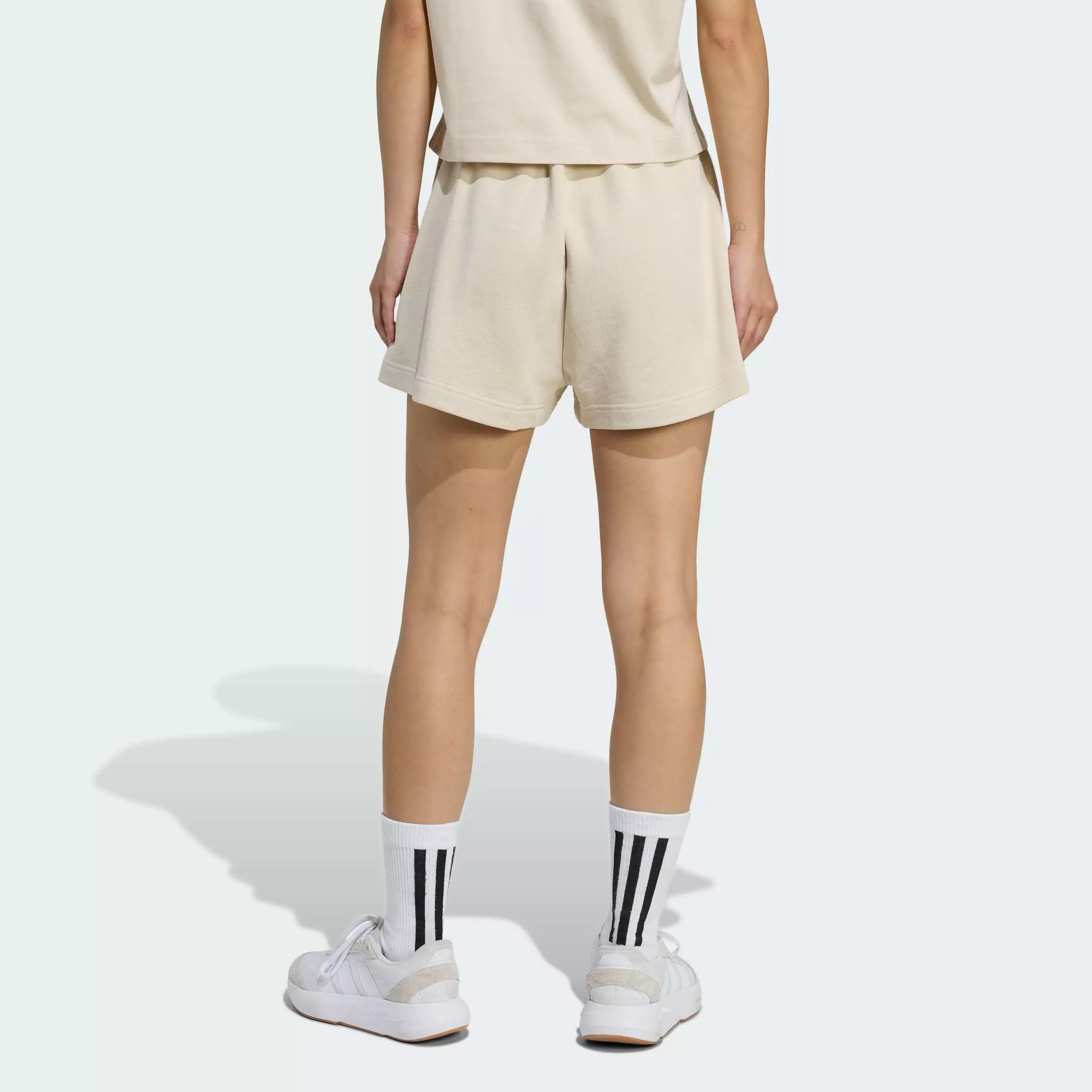 Lifestyle ALL SZN French Terry Shorts Women Beige JY7793