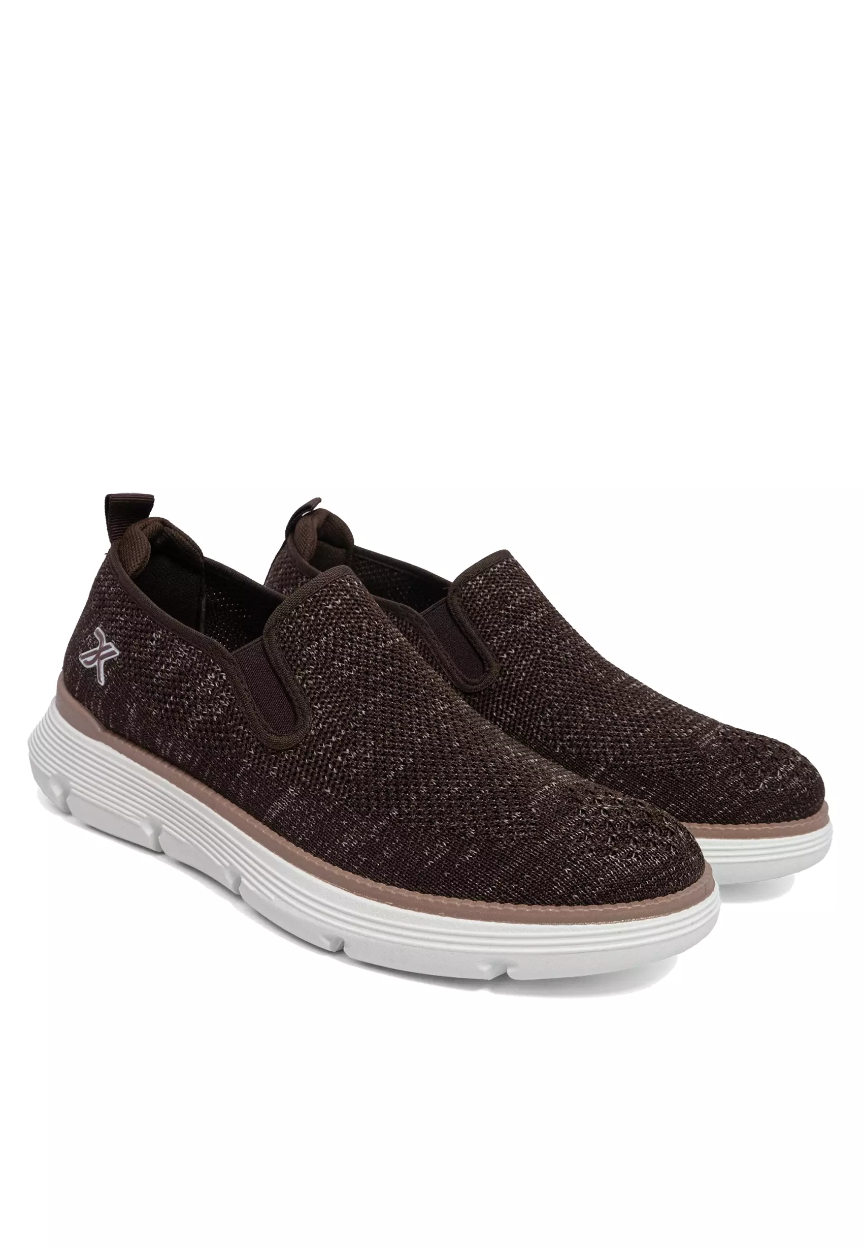 Dr. Kevin Sepatu Sport Pria Men Sneakers Sekolah Flyknit Slip On 889-081