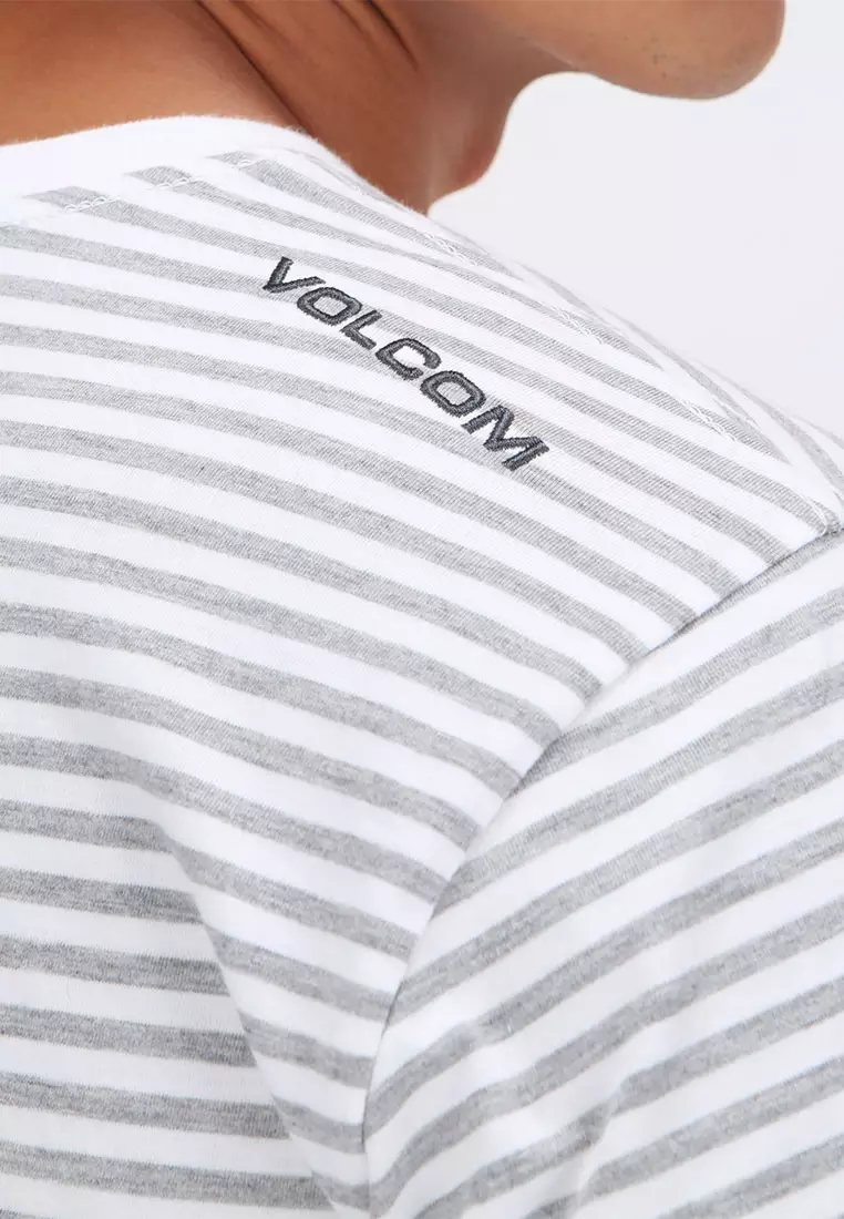 MCT TYPSY STRIPY SHORT SLEEVE TEE WHITE
