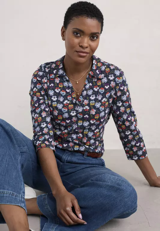 Seasalt Cornwall Multi Wavecrest Shirt
