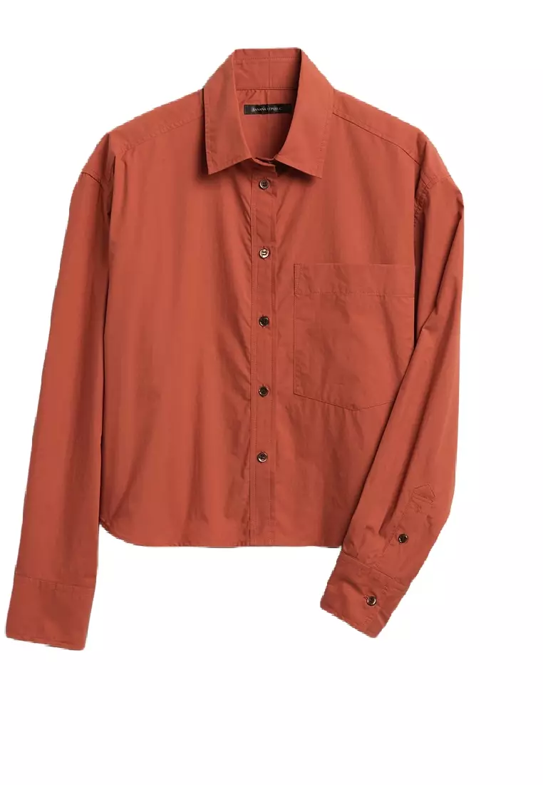 Buy Banana Republic The Boxy Cropped Shirt 2024 Online