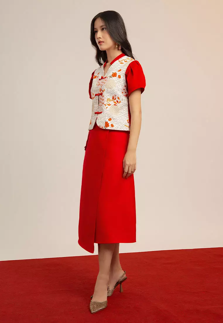 Minimal Melvee GWYN Skirt Red