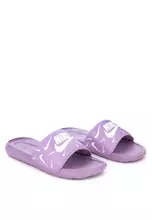 Nike lilac sliders discount