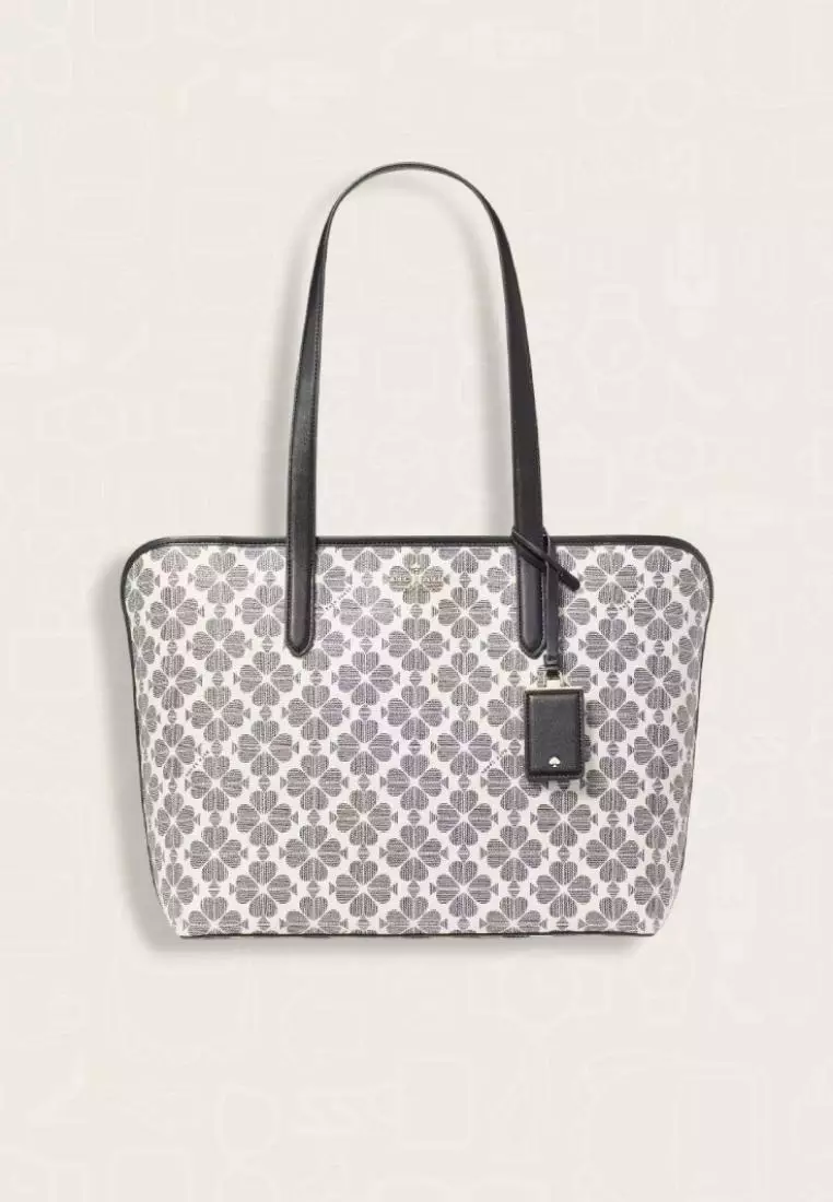 Kate Spade Flower Tote Black Multi