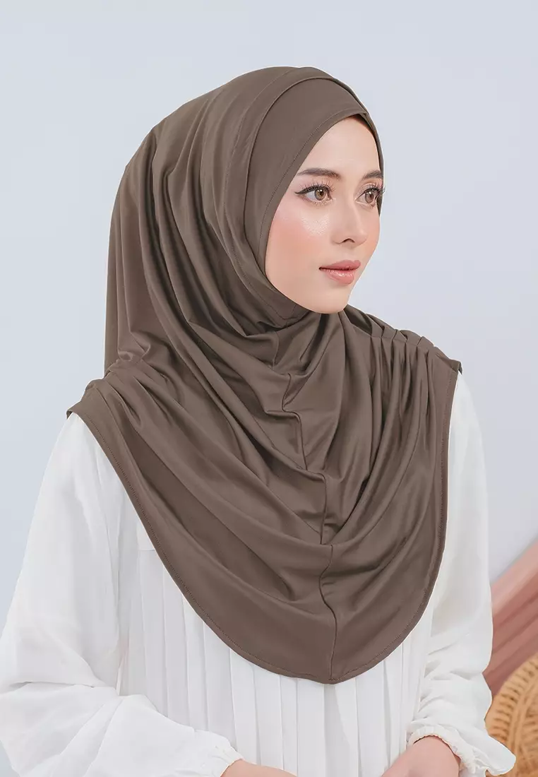HIJAB INSTAN VALEEQA - COFFEE