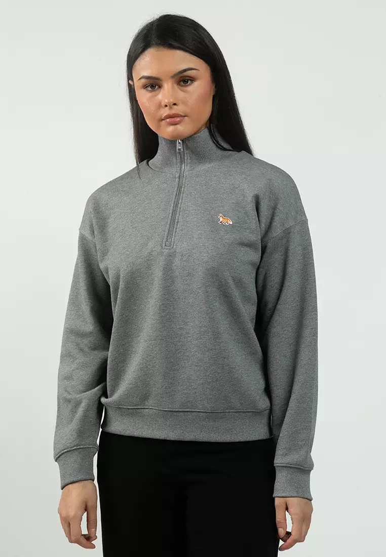 Buy Maison Kitsune Baby Fox Half Zipped Sweatshirt 2026 Online
