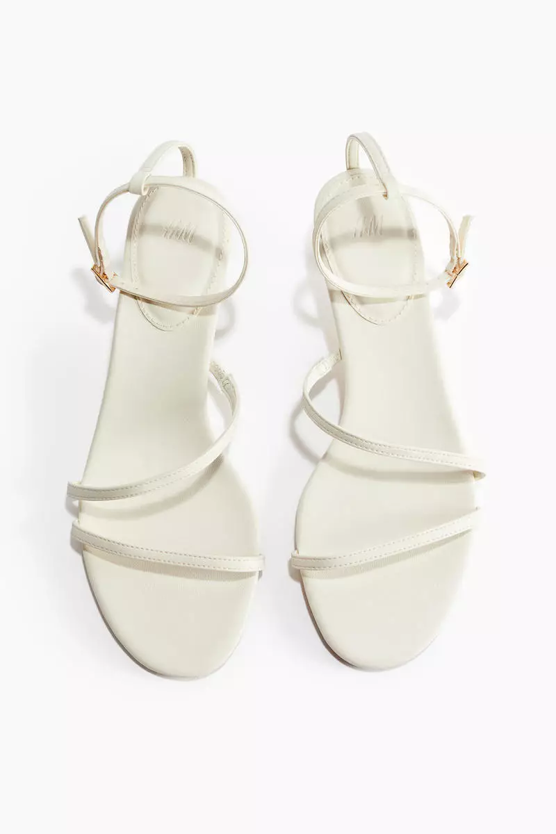 Heeled strappy sandals