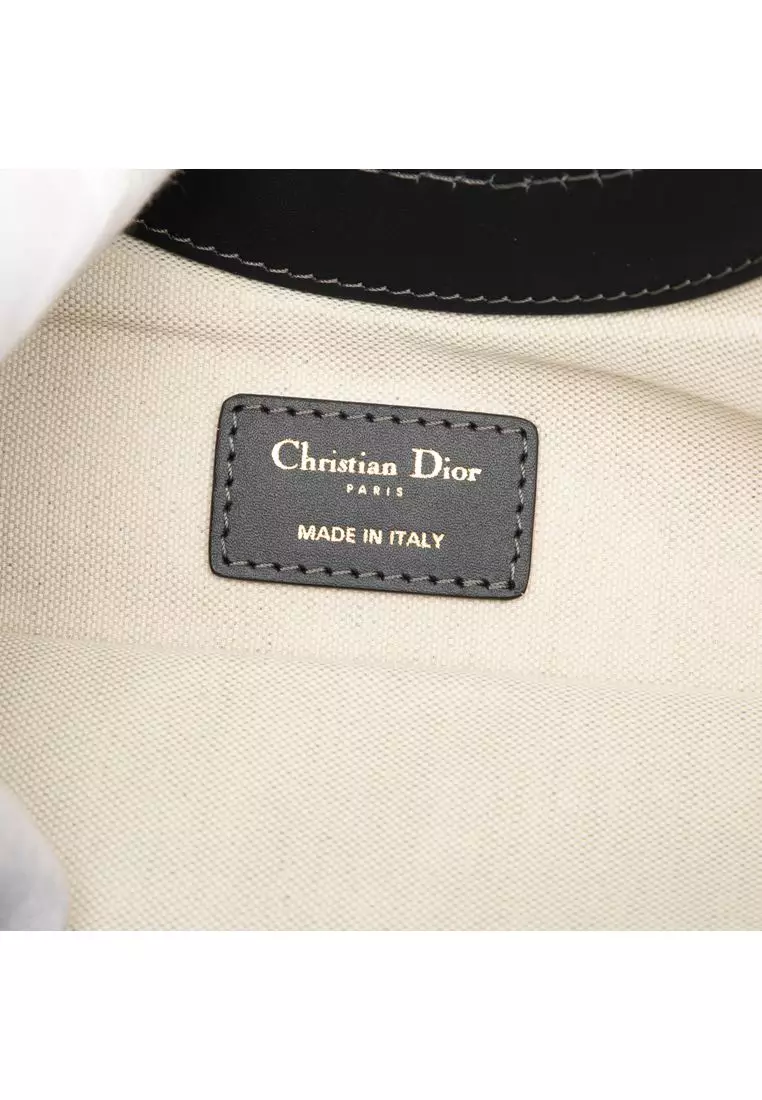 Pre-Loved Dior Oblique Canvas Fold Over Clutch