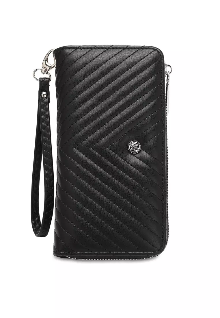 Womens wallet 2025 with wrist strap