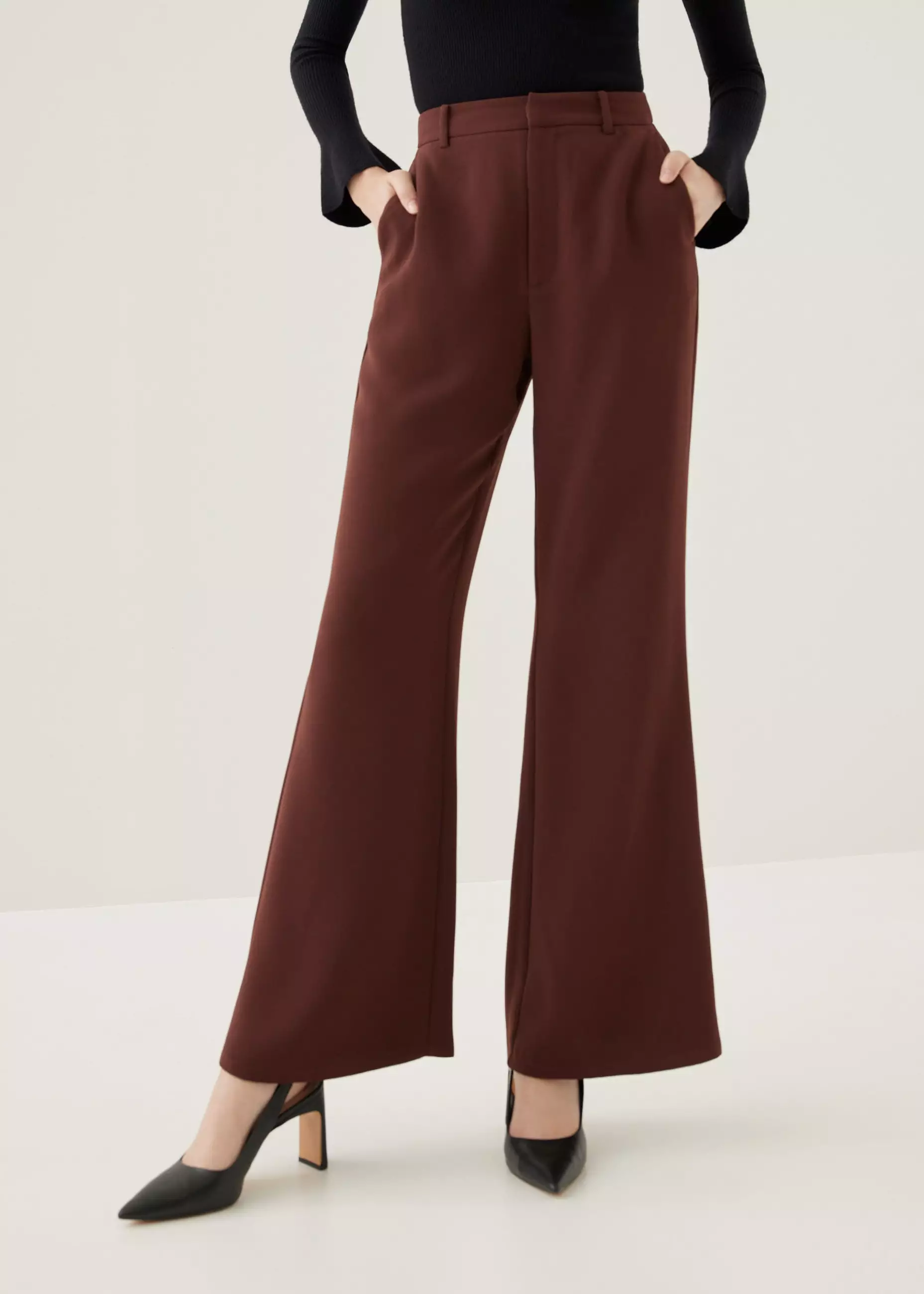 Celana Wanita - Pvara Regular Flare Pants