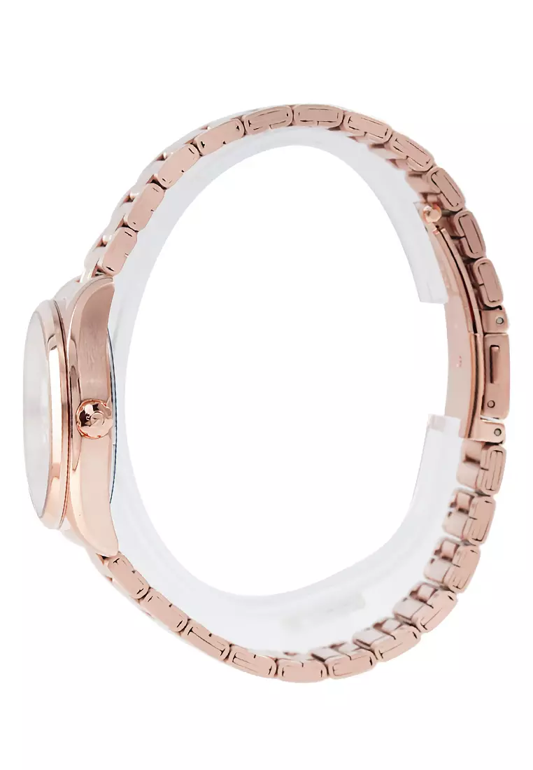 Alexandre Christie - Jam Tangan Wanita - Rosegold - Stainless Steel - 8682 LDBRGSL