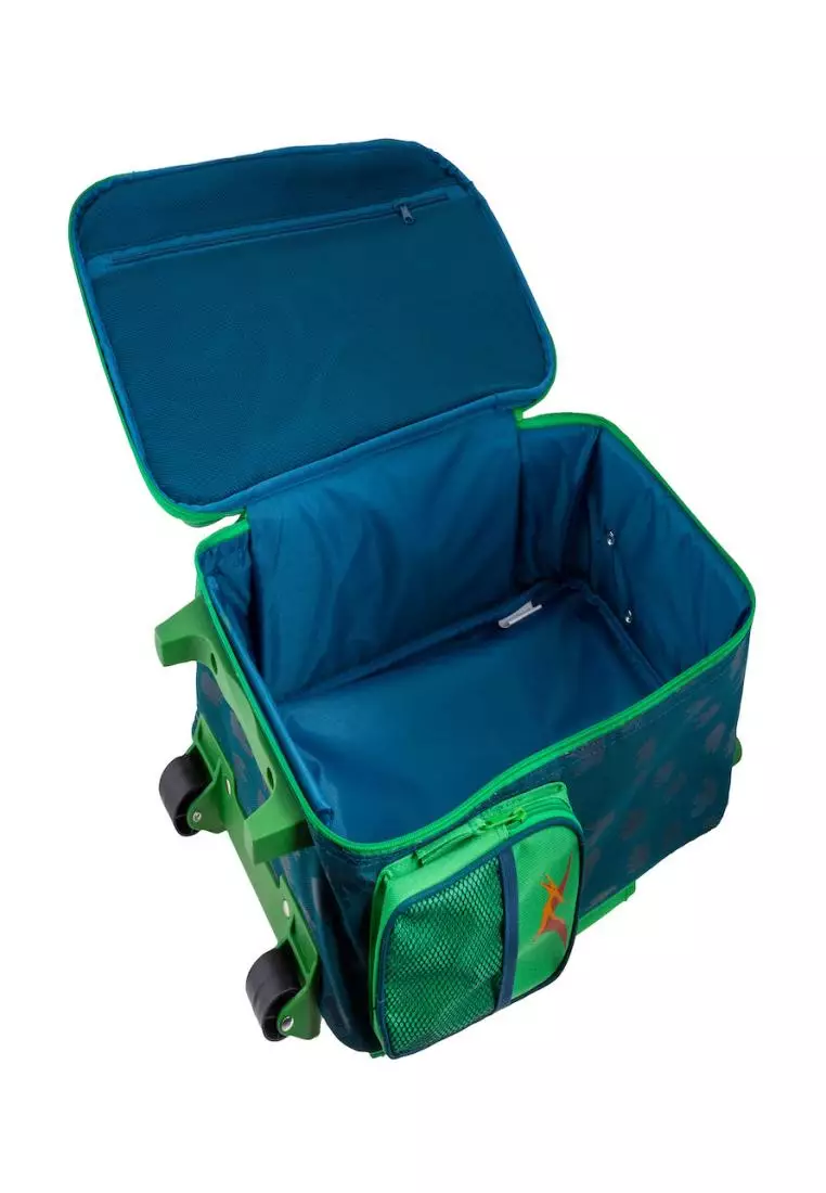 Stroller Trolley Bag For Kids Green Dino
