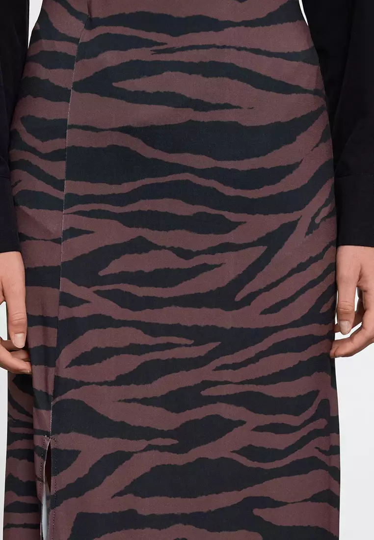 Zebra Pattern Skirt