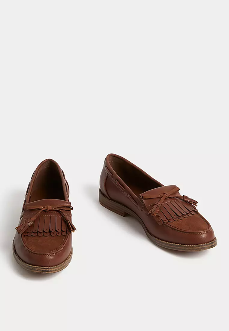 Tassel Bow Loafers