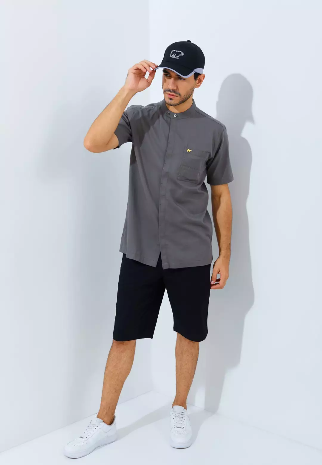 Jack Nicklaus Newton Topi Pria Hitam