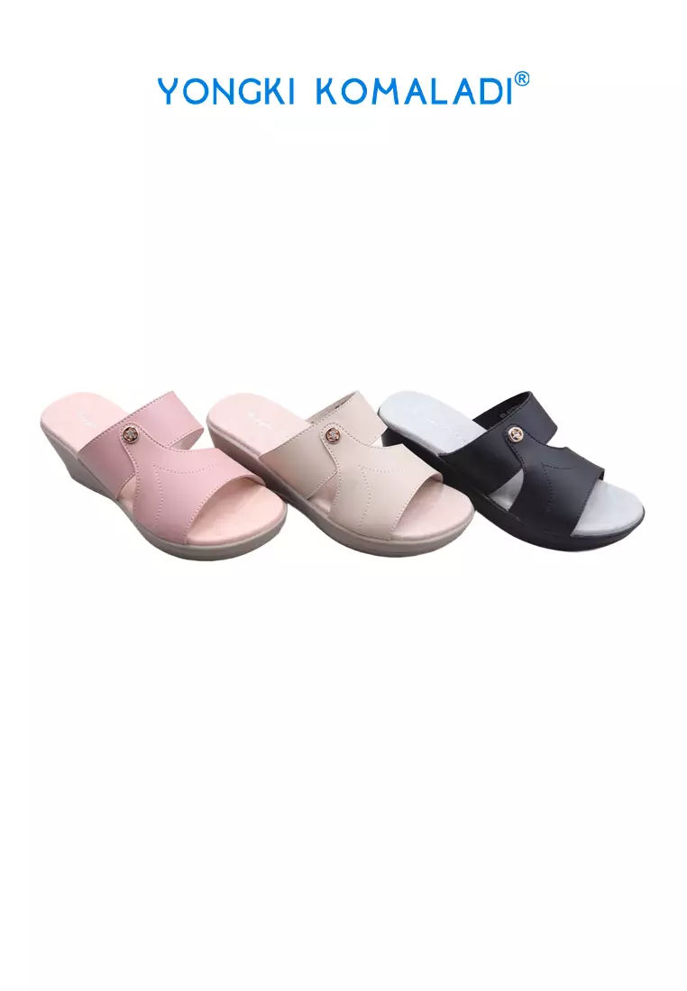 [ ORIGINAL ] YONGKI KOMALADI WEDGES OL-DYT612-24 CREAM