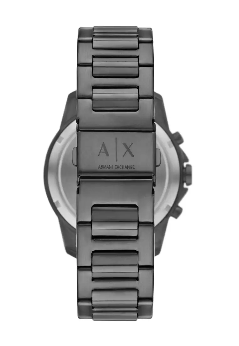 Armani Exchange Men's Chronograph Watch ( AX1765 ) - Quartz, Gun-Metal Case, Round Dial, 22 MM Gun-Metal Stainless Steel Band
