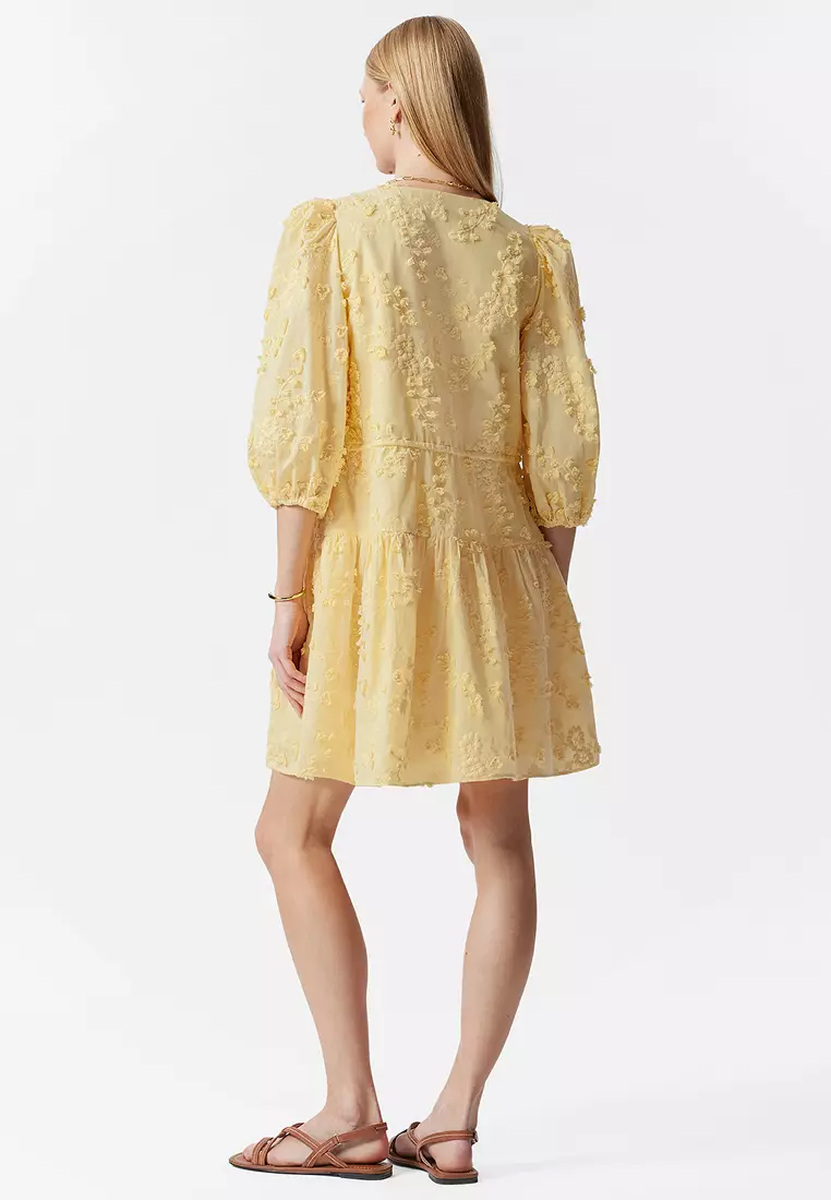 Embroidered Mini Dress