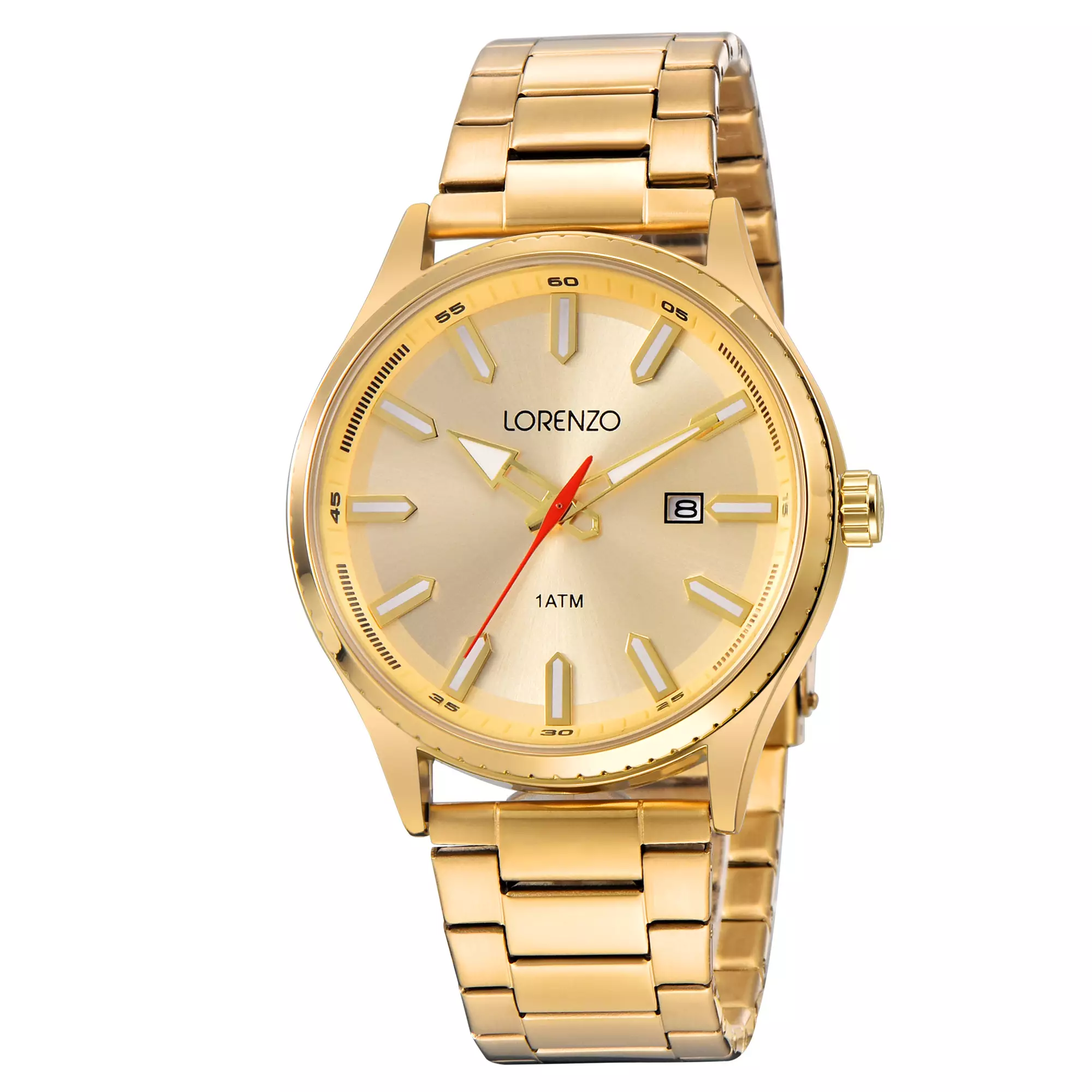 Jam Tangan LORENZO 6102 Rantai Stainless Original