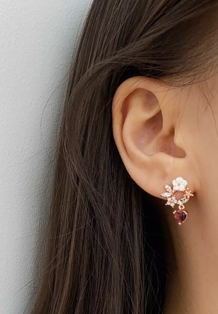 Gem new arrivals stud earrings