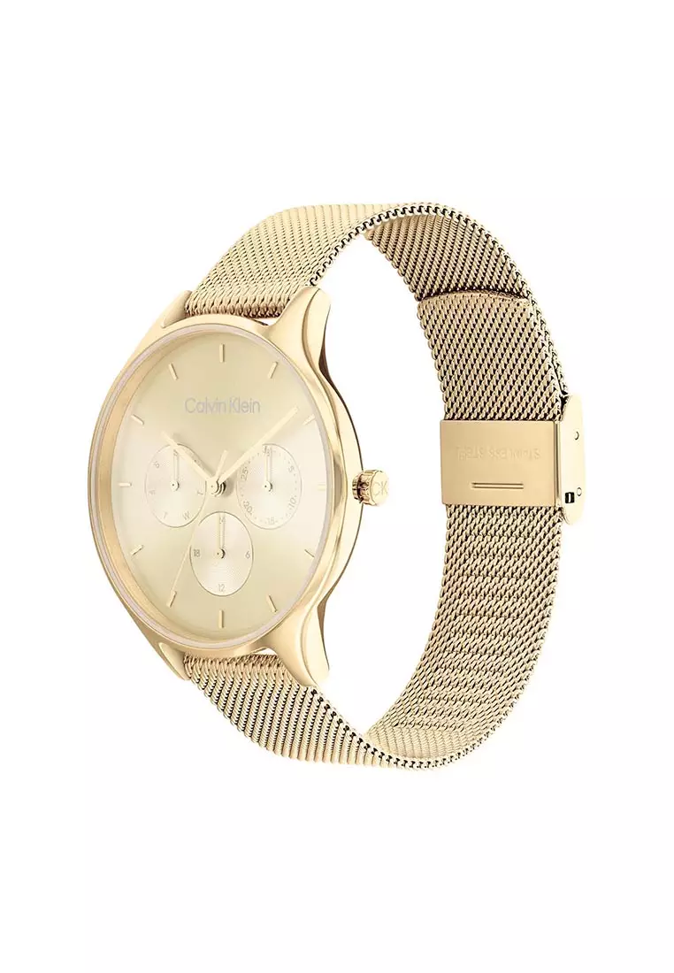 CK25200103 Women's Gold Stainless Steel Bracelet and Light Champagne Quartz Watch