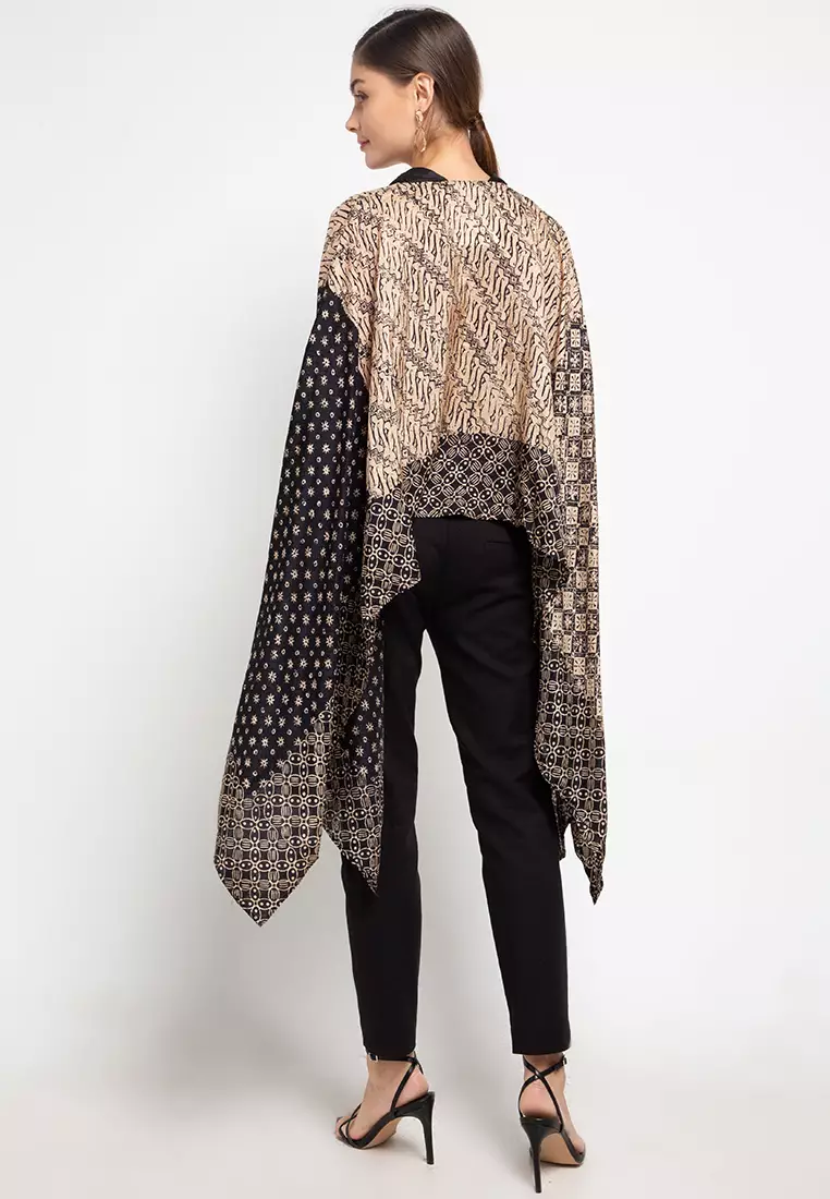 Blouse Lowo Crop Dasi Slv-Shawl