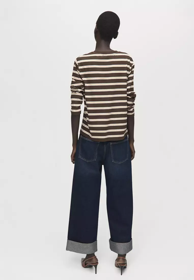 Long-Sleeved Striped T-Shirt