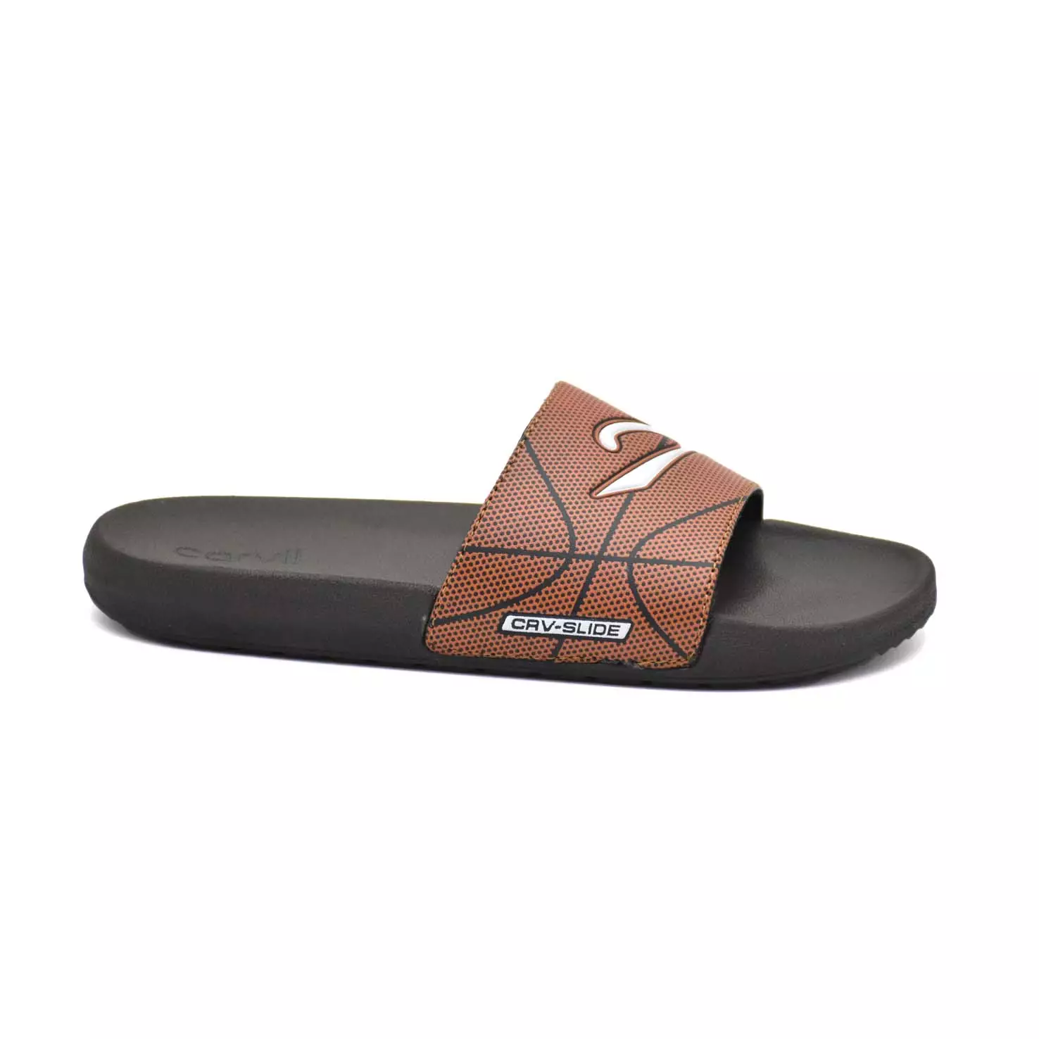 Carvil Sandal Slider Anak Sevilla-SK Brown/Orange