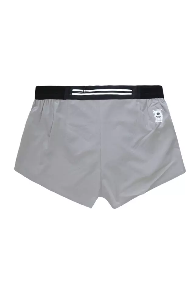 煙灰色青年跑步短褲 (男女同款)