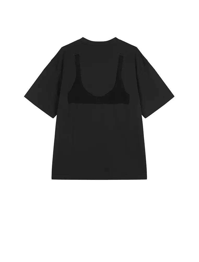 Loose Fit Round Neck Short Sleeve T-Shirt