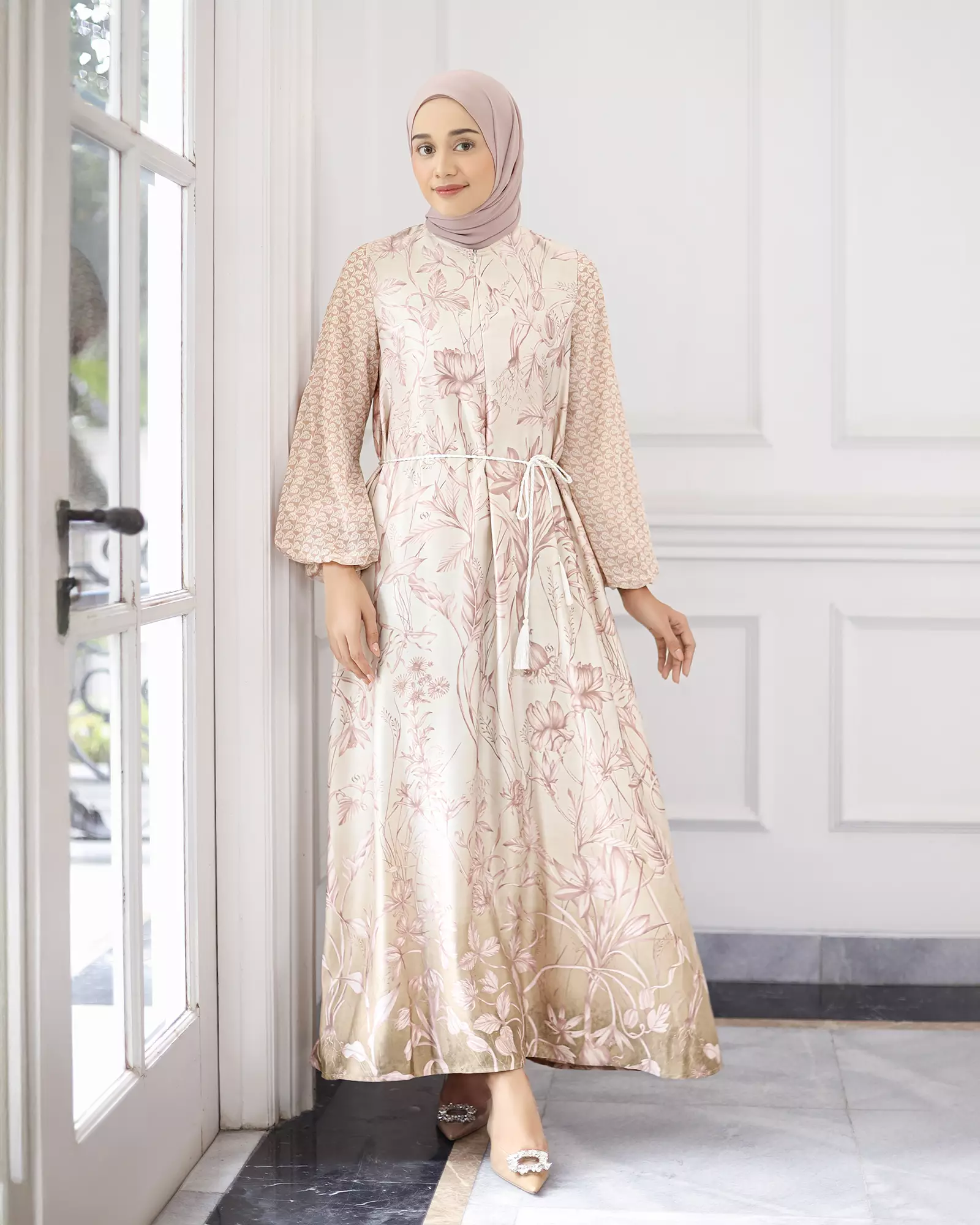 Geulis.id ALMIRAINA DRESS - Dusty