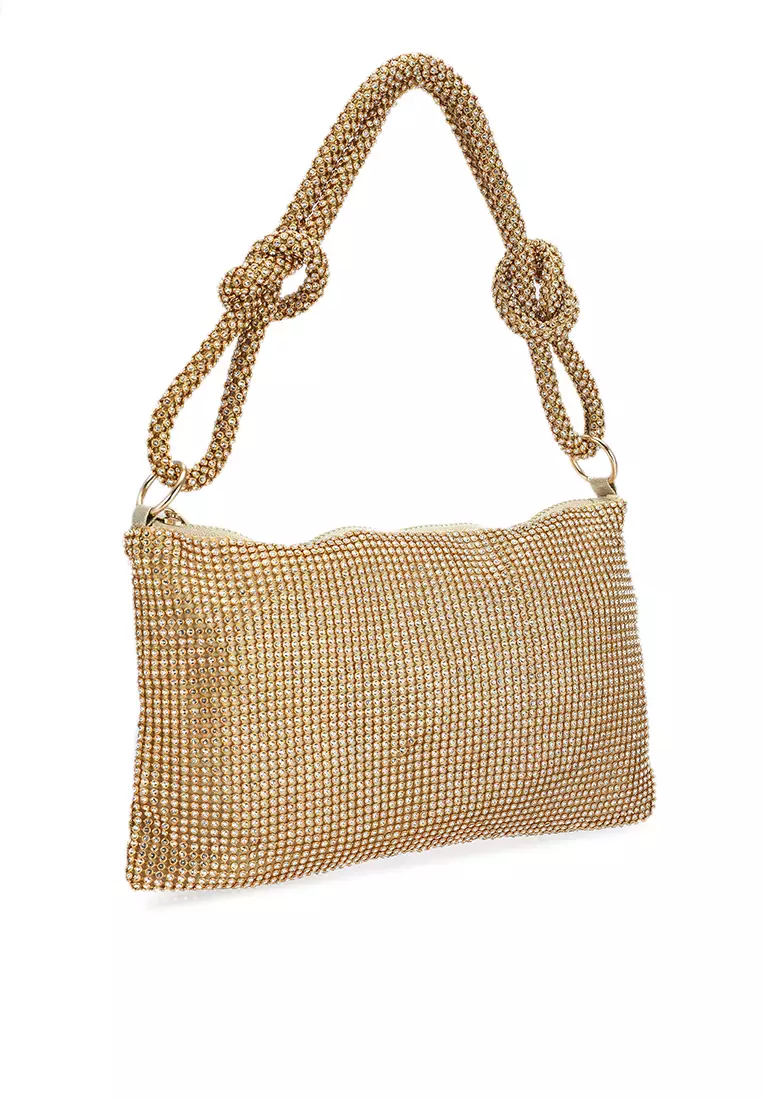 Amore Diamante Mesh Bag Red main image 0