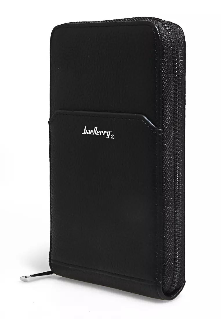 Dompet Pria Wanita Model Panjang Handle Strap Many Slot Material Leather ORIGINAL