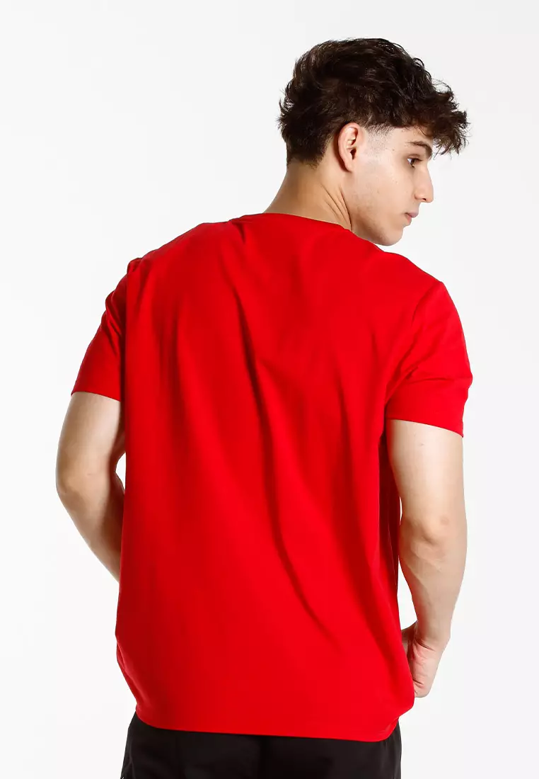 Forest Plus Size T Shirt Men 100% Cotton Soft Unisex Round Neck Big Size Plain Tee | PL23585-51Red