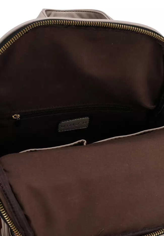 Quilted Backpack With Front Pocket