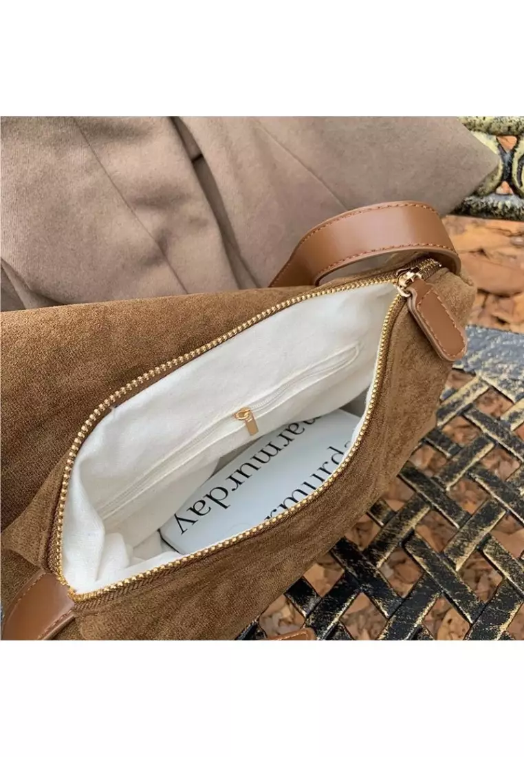 Drews Brown Shoulder Shopper Bags