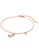 Air Jewellery gold Luxurious Kitten Anklet In Rose Gold B1605ACB4FCE84GS_1