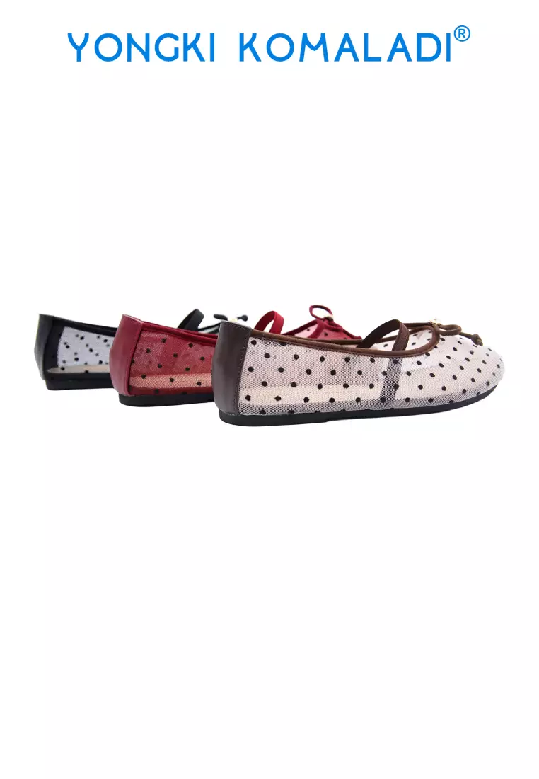 YONGKI KOMALADI ALMA FLATSHOES OL-BY8666-25 MAROON