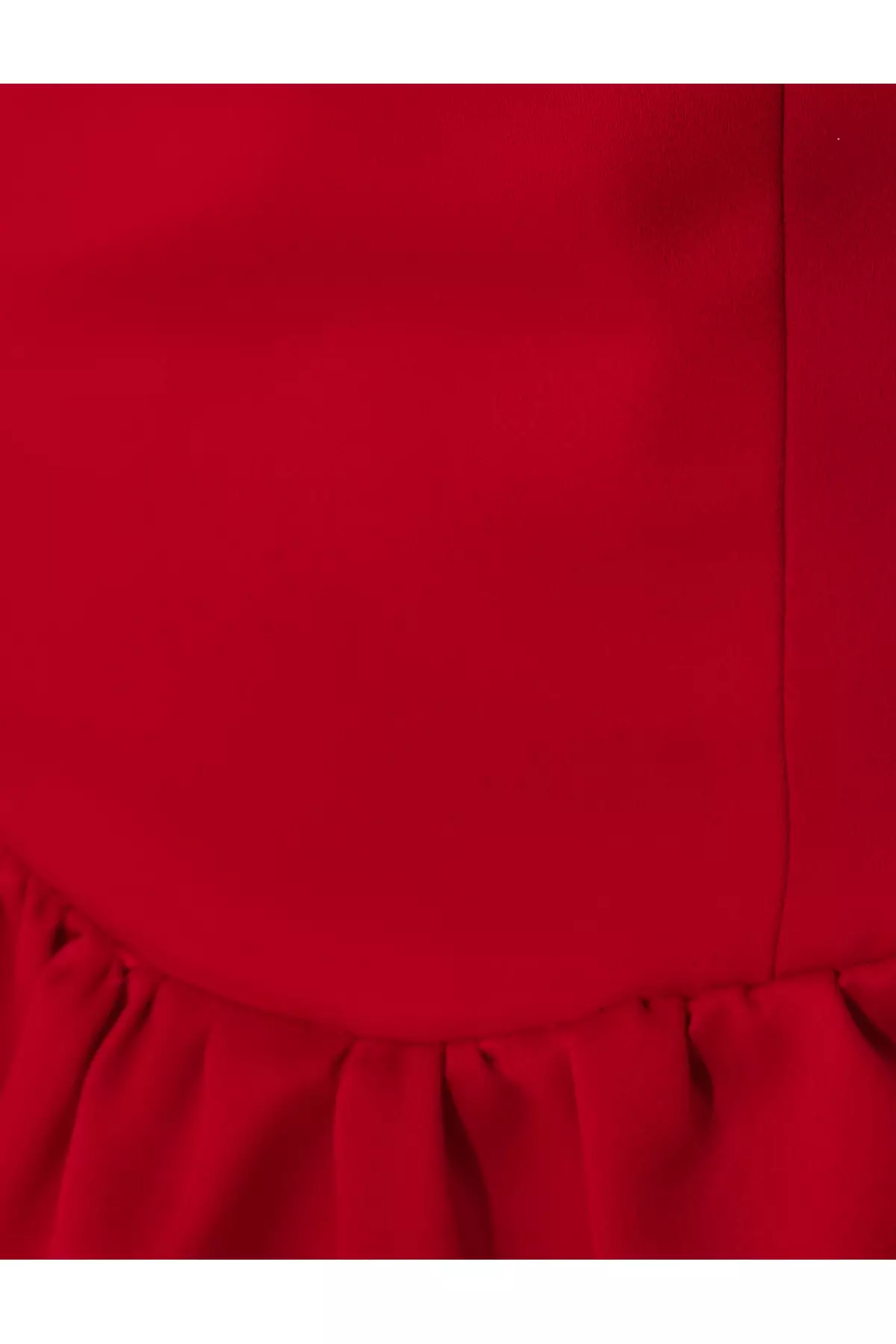 Satin Heart Neckline Off-The-Shoulder Mini Bubble Dress