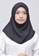 Vervessa black Daily Instan Hijab Square Simple Khimar Black 488F7AA107C994GS_1