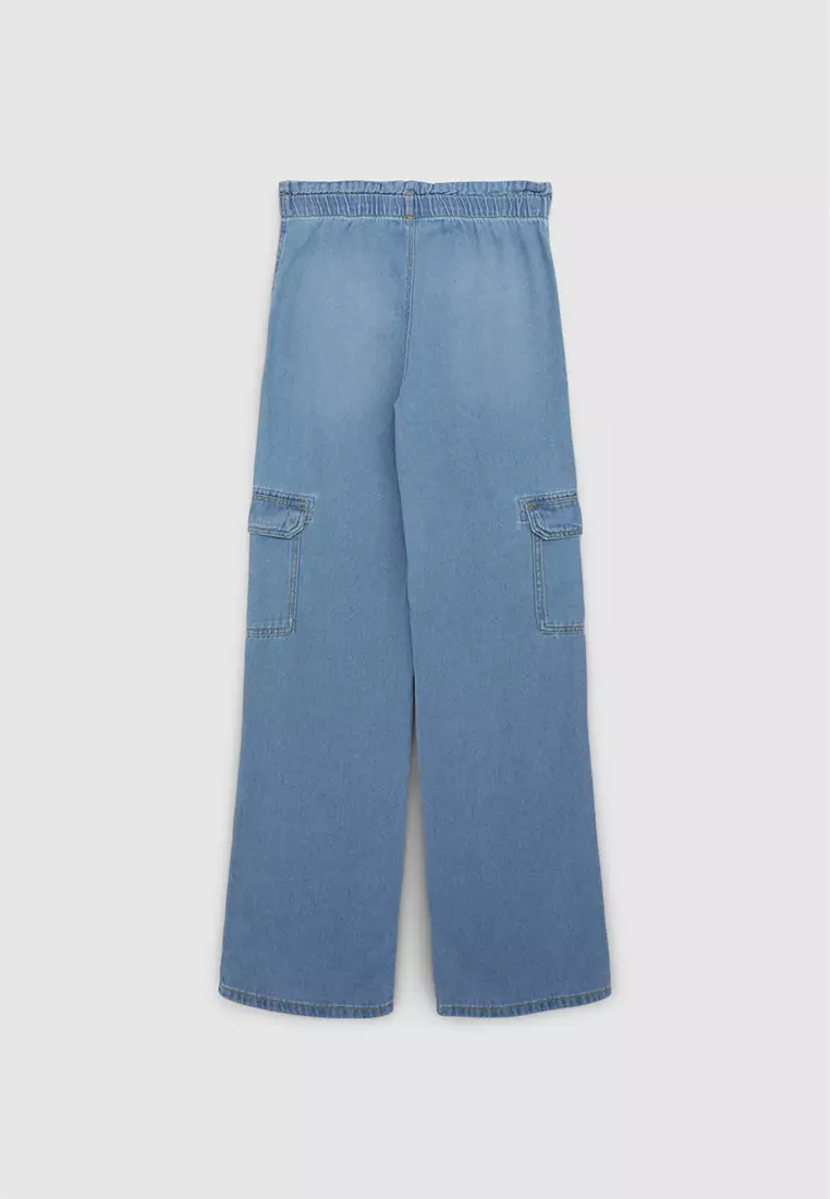Kids Girls Long Pants Jeans