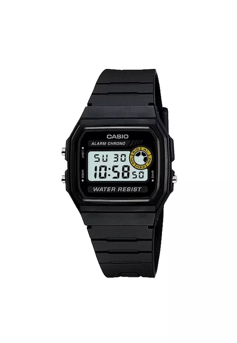 Casio W-219HC-8B Illuminator White Resin Digital Alarm Casual Sporty Men's  Watch