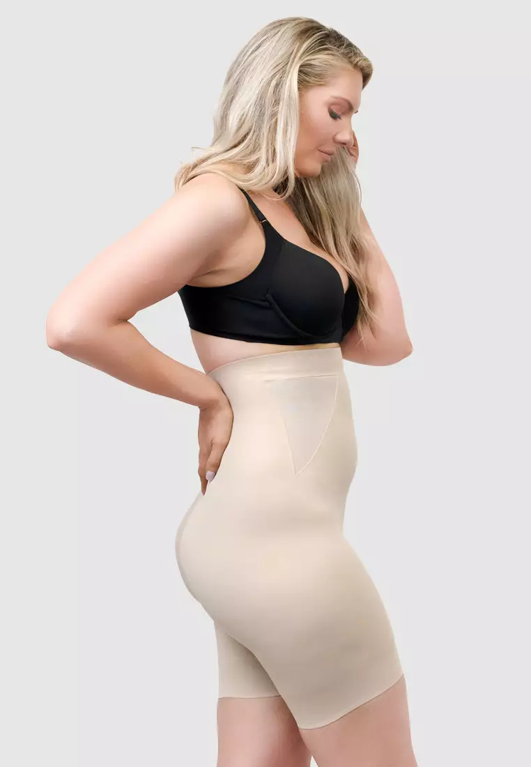 Buy Miraclesuit Total Contour Hip, Tummy & Thigh Slimmer Shaping Shorts in  Warm Beige 2024 Online