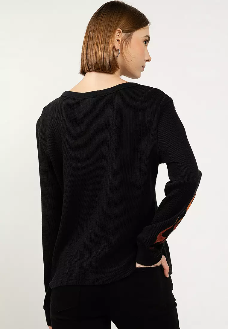 Harley-Davidson Harley-Davidson® Vintage Flames Knit Top 2026